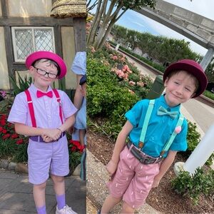 Boys medium small cheshire car pain and panic hercules dapper Disney bound